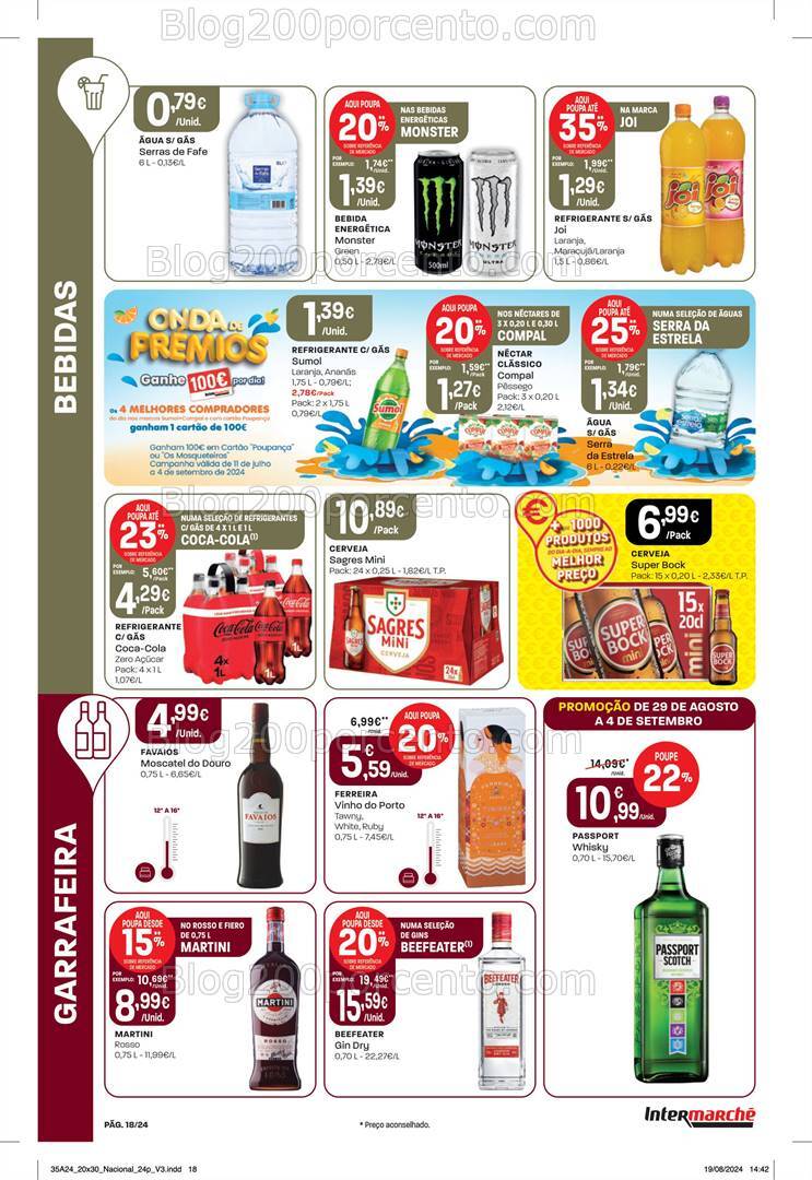 Antevisão Folheto INTERMARCHÉ Promoções de 24 agosto a 4 setembro