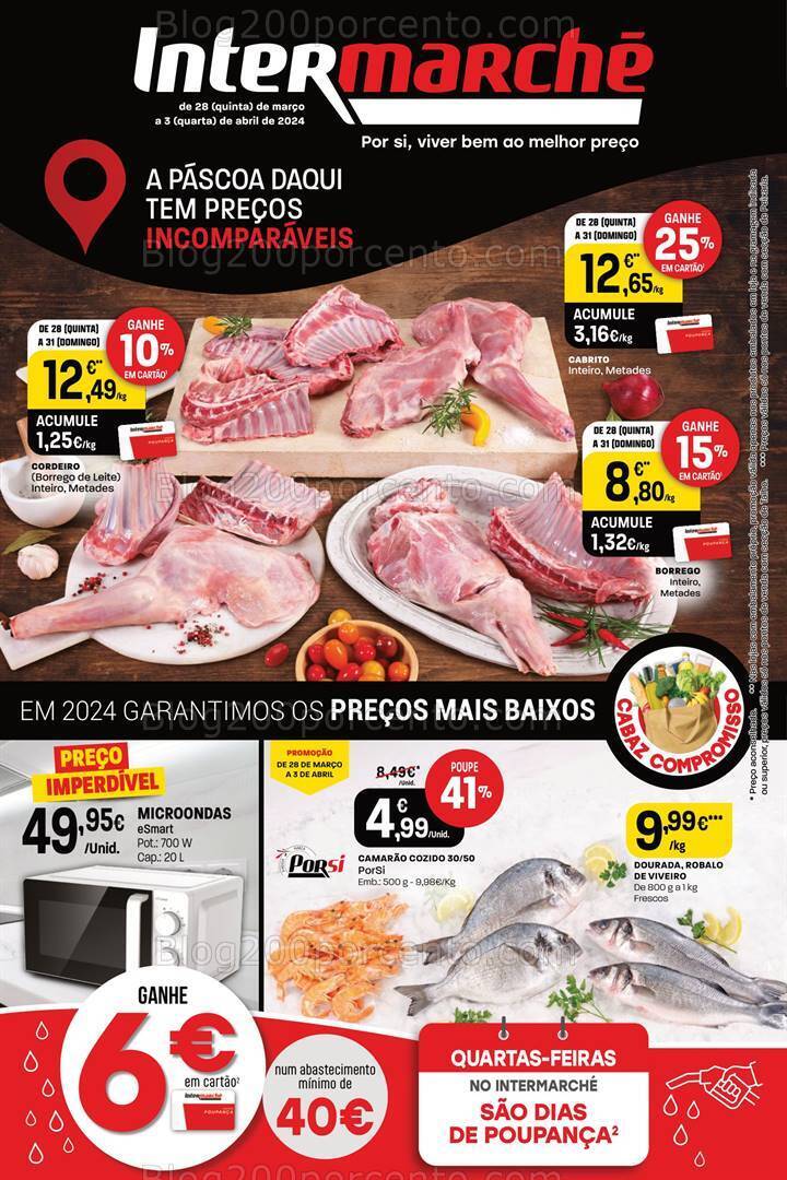 Antevisão Folheto INTERMARCHÉ Super Promoções de 28 março a 3 abril