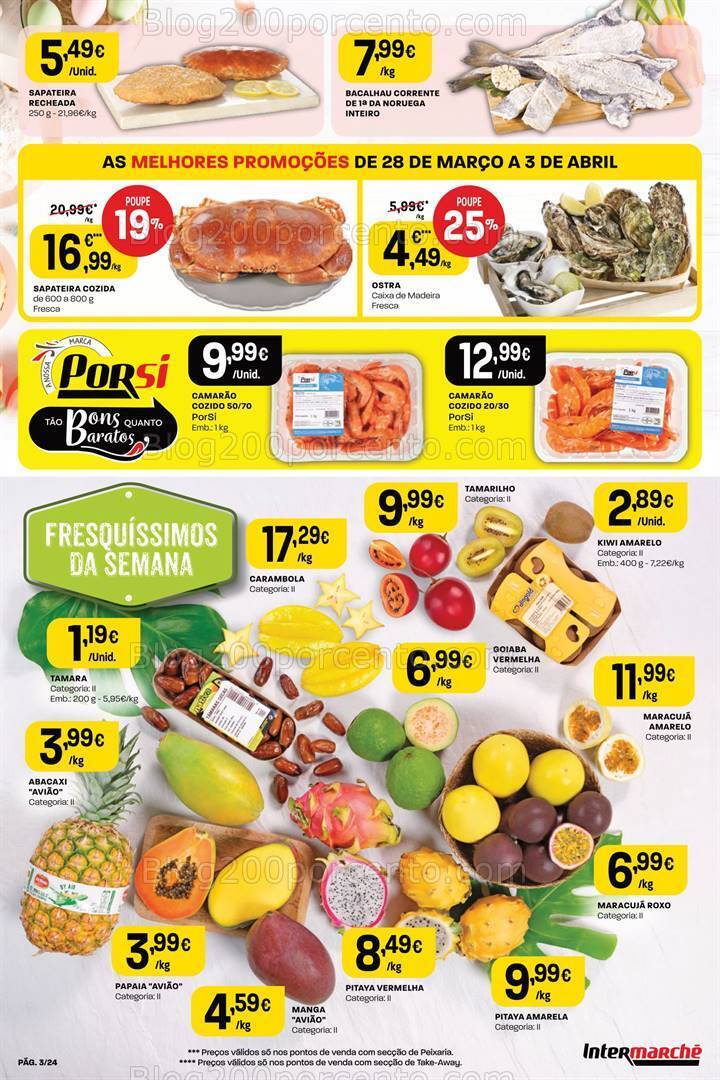 Antevisão Folheto INTERMARCHÉ Super Promoções de 28 março a 3 abril