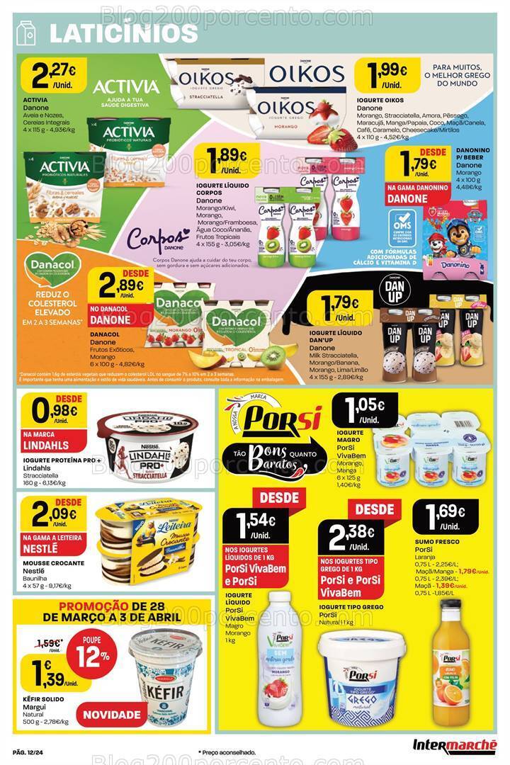 Antevisão Folheto INTERMARCHÉ Super Promoções de 28 março a 3 abril