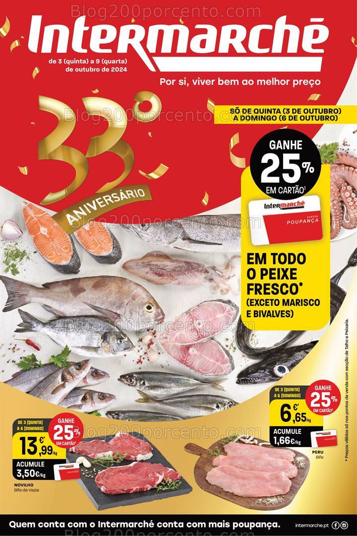 Antevisão Folheto INTERMARCHÉ Contact Promoções de 3 a 9 outubro