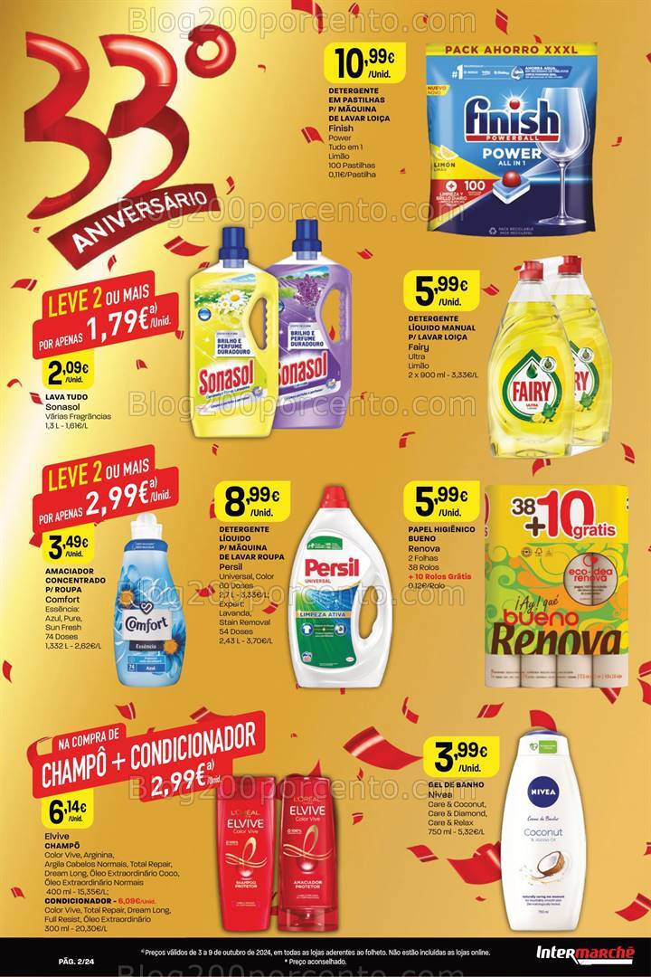 Antevisão Folheto INTERMARCHÉ Contact Promoções de 3 a 9 outubro