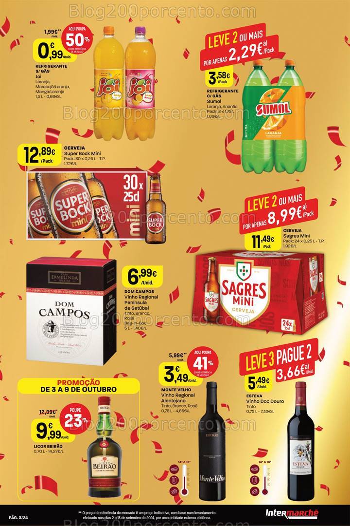 Antevisão Folheto INTERMARCHÉ Contact Promoções de 3 a 9 outubro