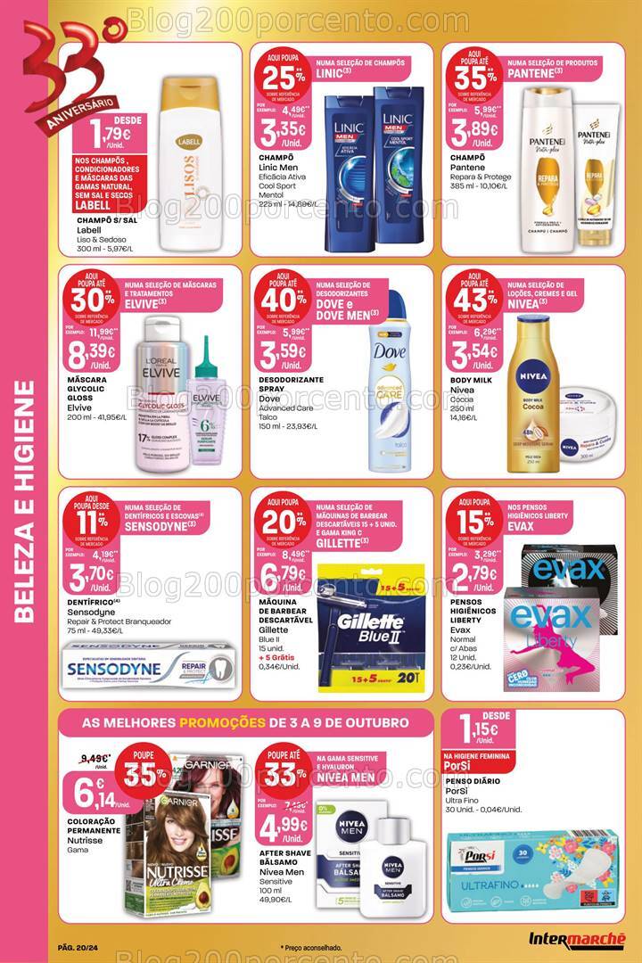 Antevisão Folheto INTERMARCHÉ Contact Promoções de 3 a 9 outubro
