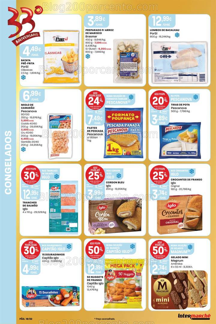 Antevisão Folheto INTERMARCHÉ Super Aniversário Promoções de 3 a 9 outubro