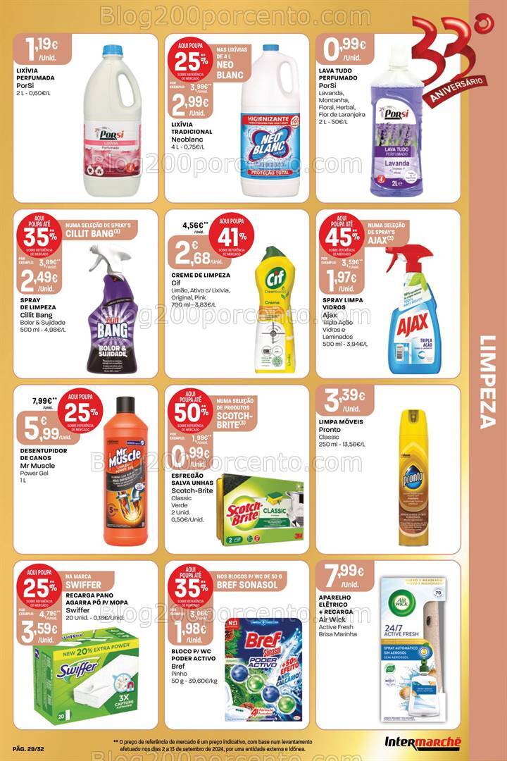 Antevisão Folheto INTERMARCHÉ Super Aniversário Promoções de 3 a 9 outubro