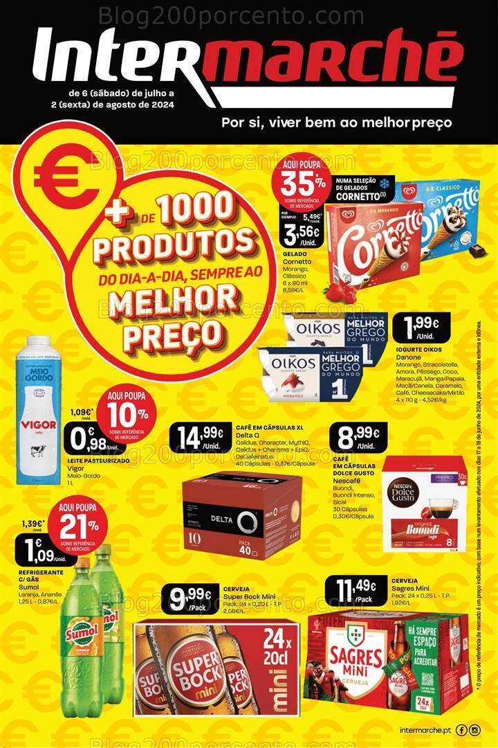 Antevisão Folheto INTERMARCHÉ Especial Promoções até 6 julho a 2 agosto