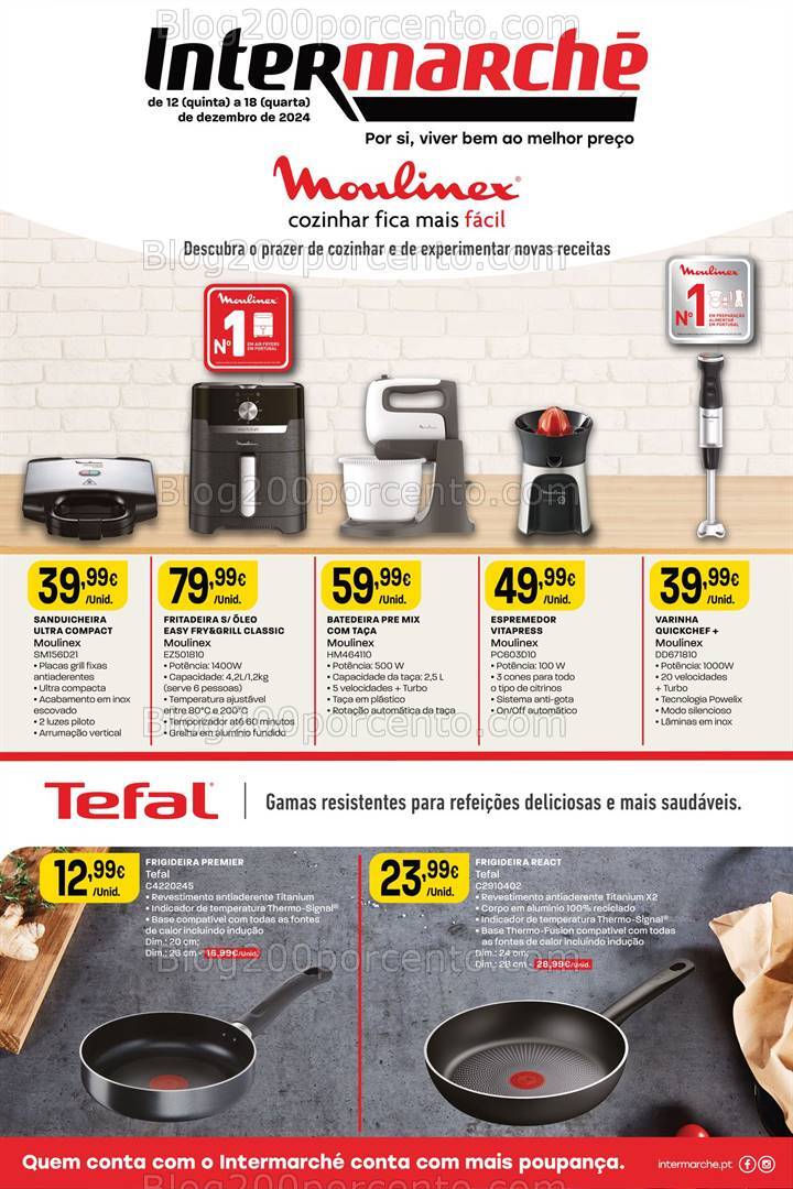 Antevisão Folheto INTERMARCHÉ Bazar Promoções de 12 a 18 dezembro