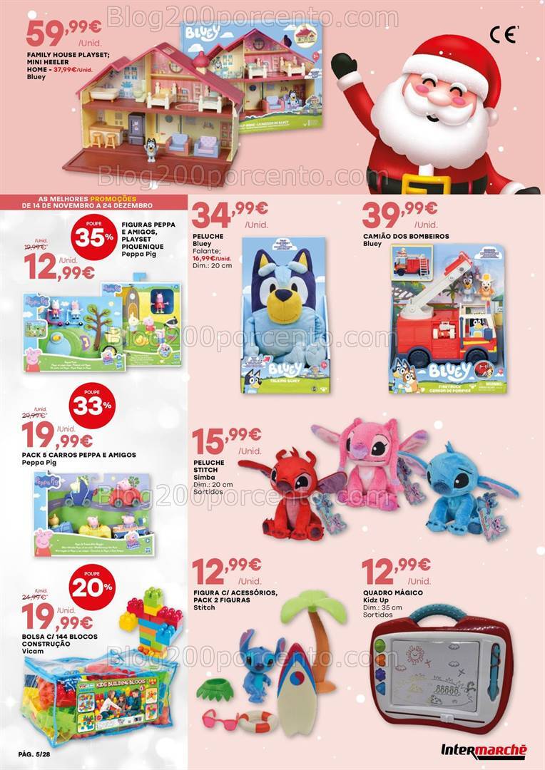 Antevisão Folheto INTERMARCHÉ Brinquedos Natal - 14 novembro a 24 dezembro