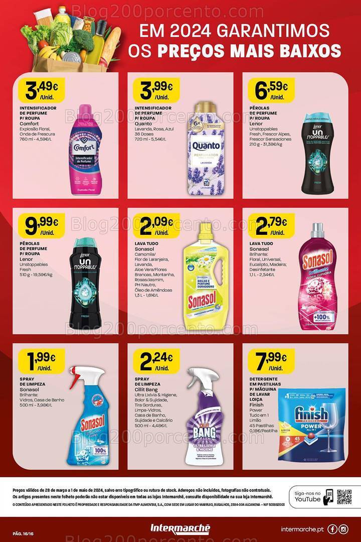 Antevisão Folheto INTERMARCHÉ Cabaz Compromisso Promoções de 28 março a 1 maio