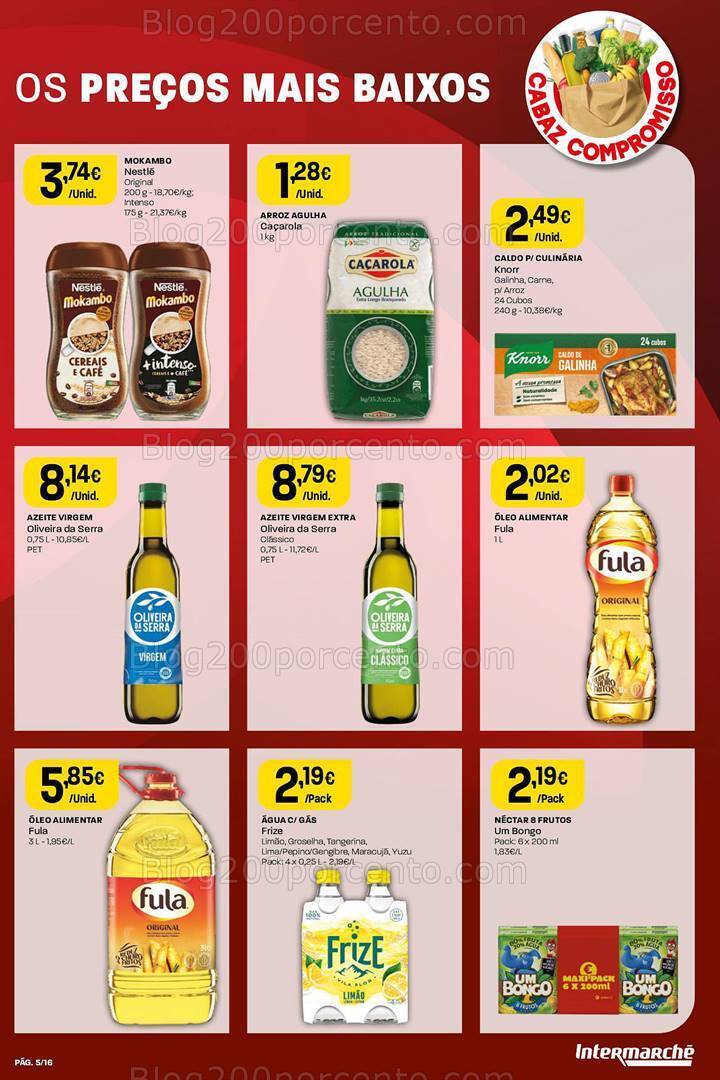 Antevisão Folheto INTERMARCHÉ Cabaz Compromisso Promoções de 28 março a 1 maio