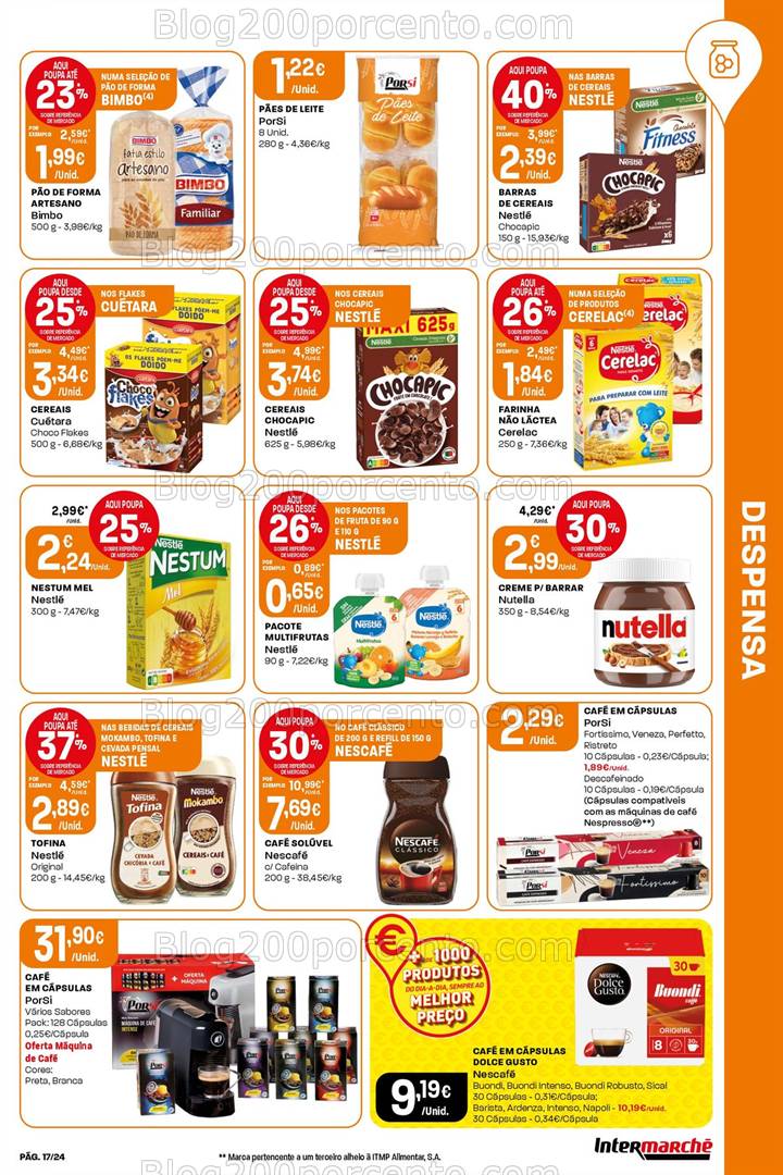 Antevisão Folheto INTERMARCHÉ Contact Promoções de 21 a 30 abril