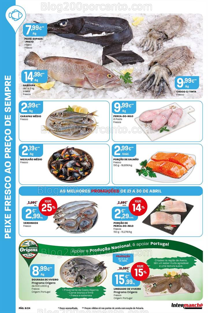 Antevisão Folheto INTERMARCHÉ Contact Promoções de 21 a 30 abril