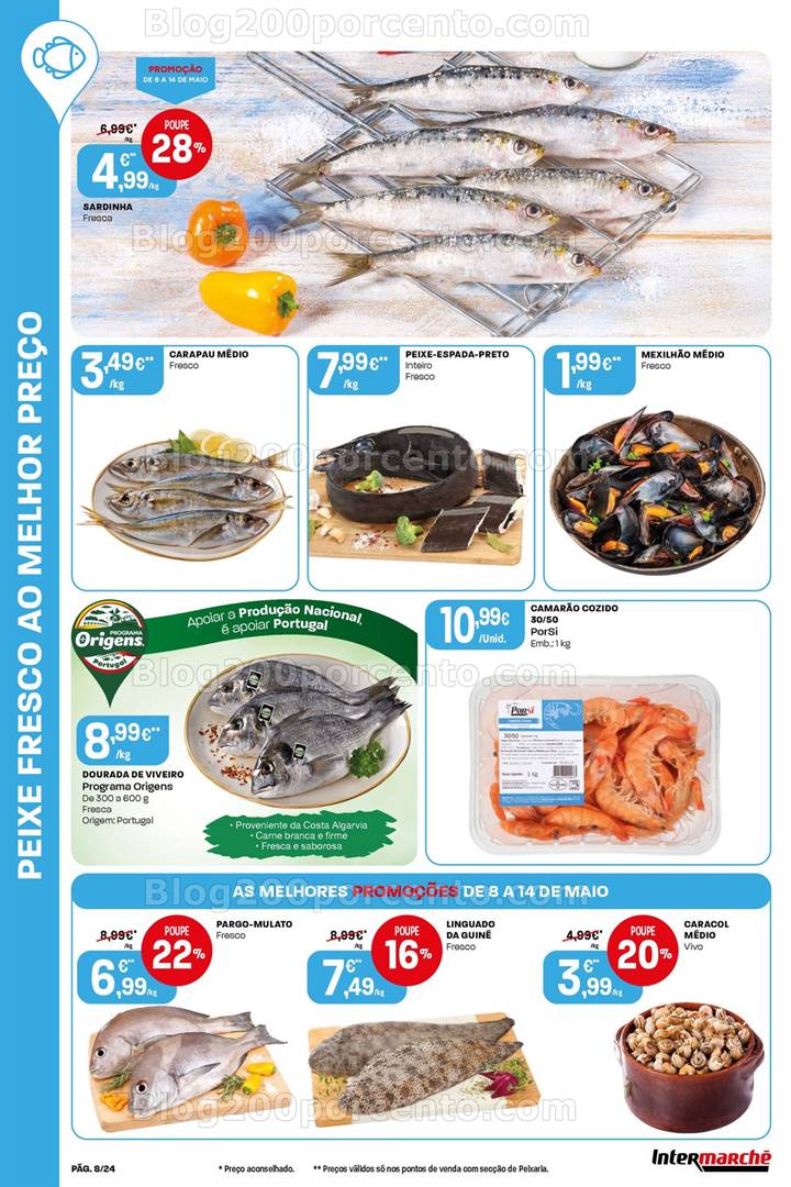Antevisão Folheto INTERMARCHÉ Contact Promoções de 8 a 14 maio