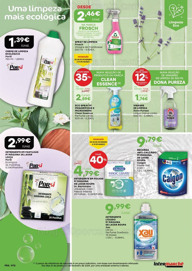 Antevisão Folheto INTERMARCHÉ Super Festa da Limpeza - 29 fevereiro a 13 março