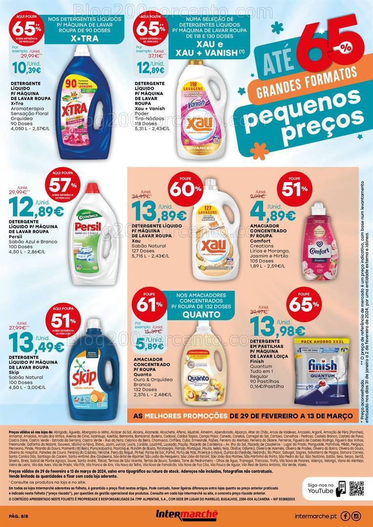 Antevisão Folheto INTERMARCHÉ Limpeza Promoções de 29 fevereiro a 13 março