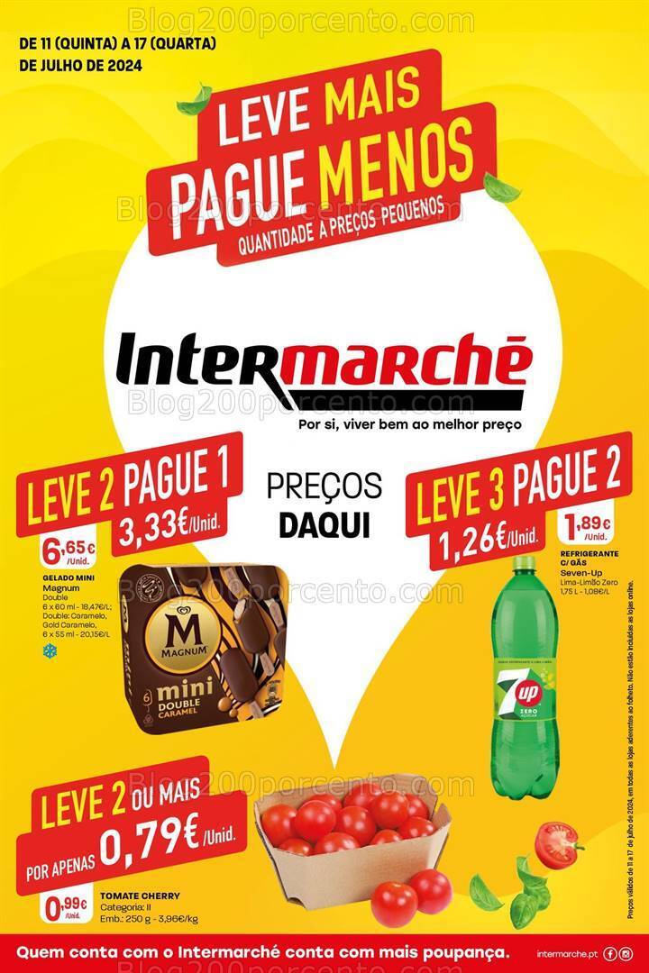 Antevisão Folheto INTERMARCHÉ Mini Promoções de 11 a 17 julho