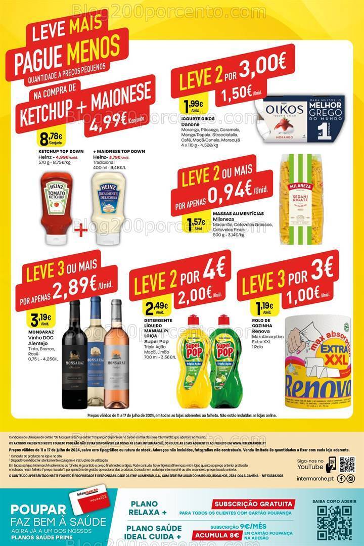 Antevisão Folheto INTERMARCHÉ Mini Promoções de 11 a 17 julho
