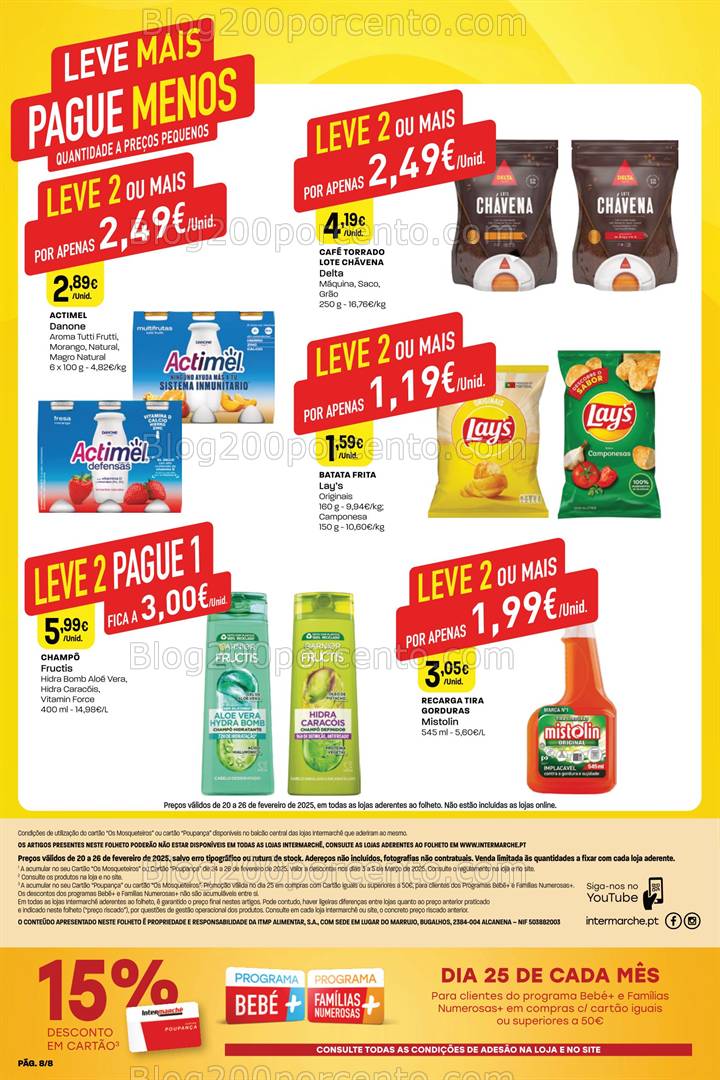 Antevisão Folheto INTERMARCHÉ Mini Promoções de 20 a 26 fevereiro