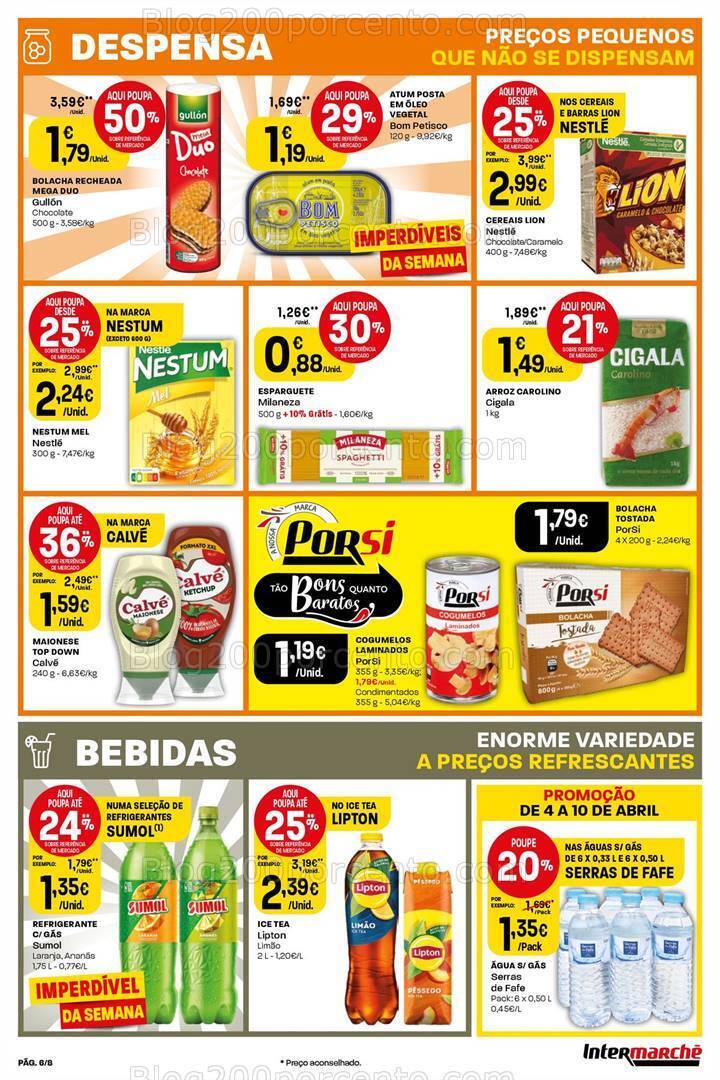 Antevisão Folheto INTERMARCHÉ Mini Promoções de 4 a 10 abril