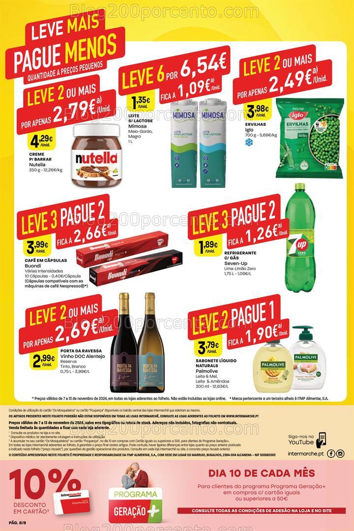 Antevisão Folheto INTERMARCHÉ Mini Promoções de 7 a 13 novembro