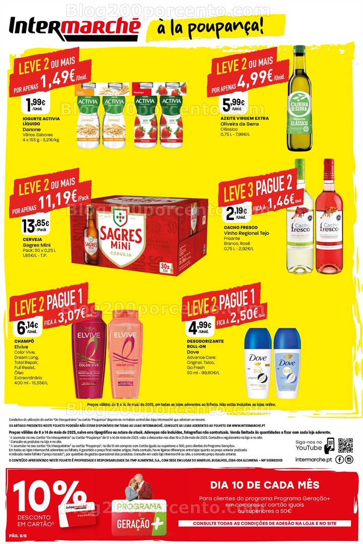 Antevisão Folheto INTERMARCHÉ Mini Promoções de 8 a 14 maio