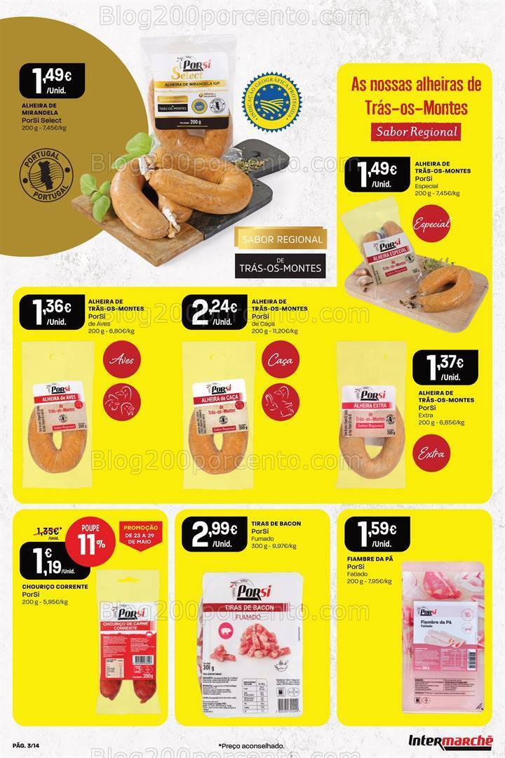 Antevisão Folheto INTERMARCHÉ Porsi Promoções de 23 a 29 maio