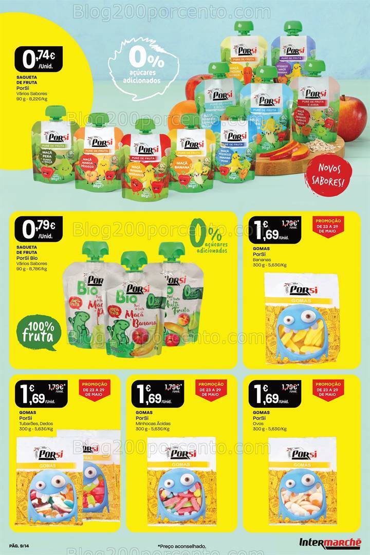 Antevisão Folheto INTERMARCHÉ Porsi Promoções de 23 a 29 maio