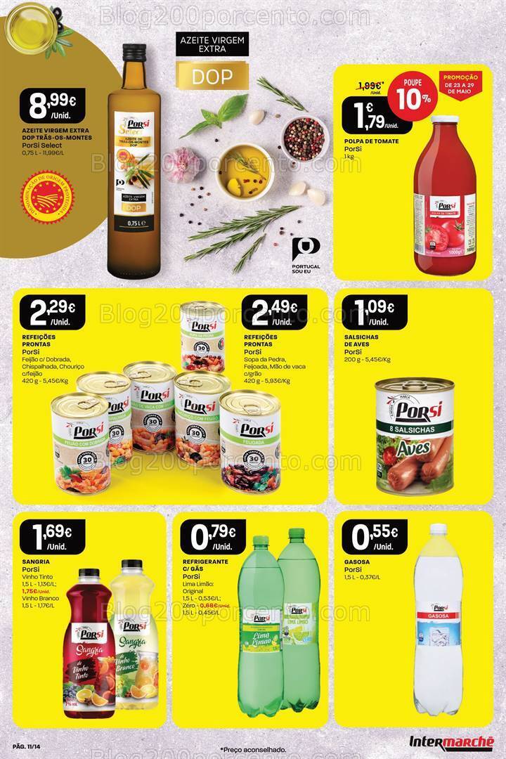 Antevisão Folheto INTERMARCHÉ Porsi Promoções de 23 a 29 maio