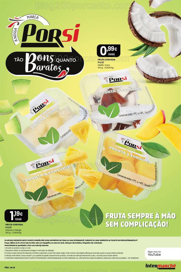 Antevisão Folheto INTERMARCHÉ Porsi Promoções de 23 a 29 maio