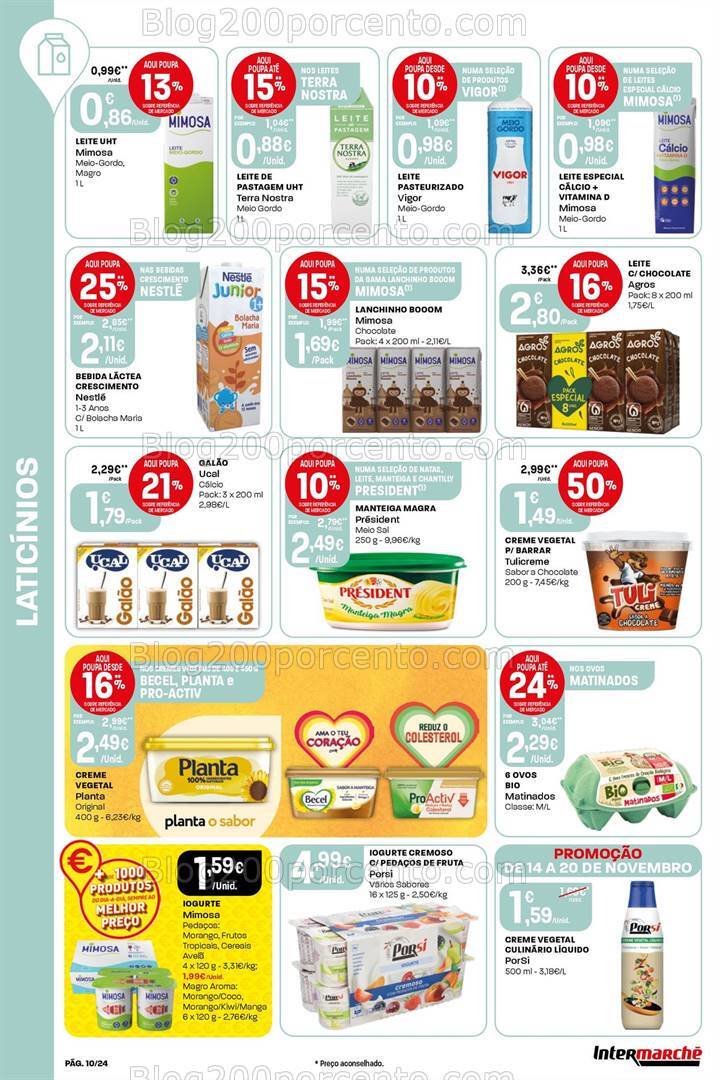 Antevisão Folheto INTERMARCHÉ Promoções de 14 a 20 novembro