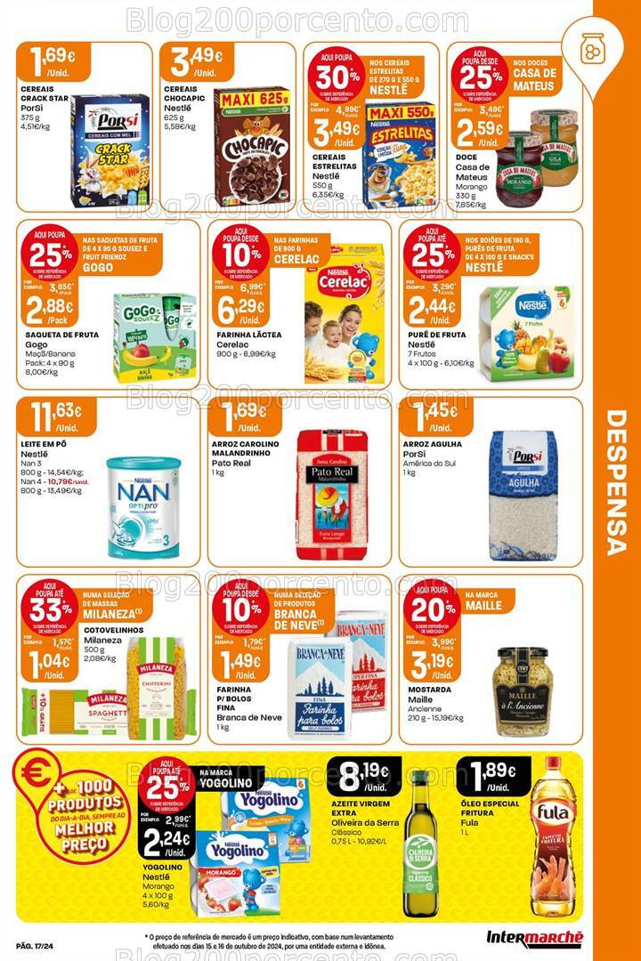 Antevisão Folheto INTERMARCHÉ Promoções de 14 a 20 novembro