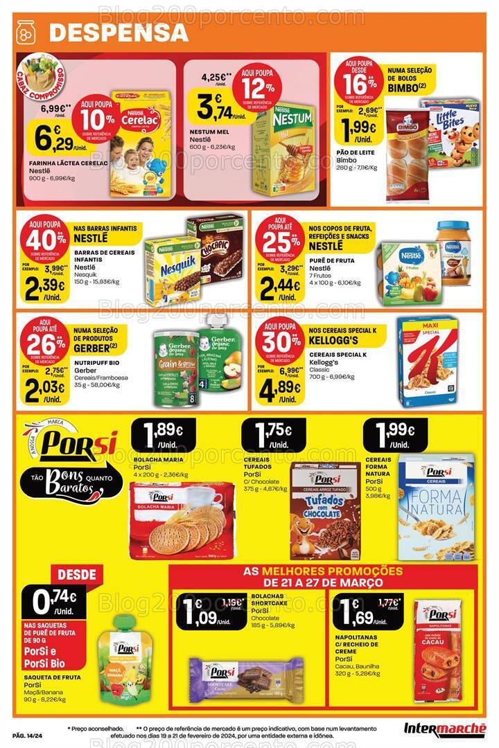 Antevisão Folheto INTERMARCHÉ Super Promoções de 21 a 27 março