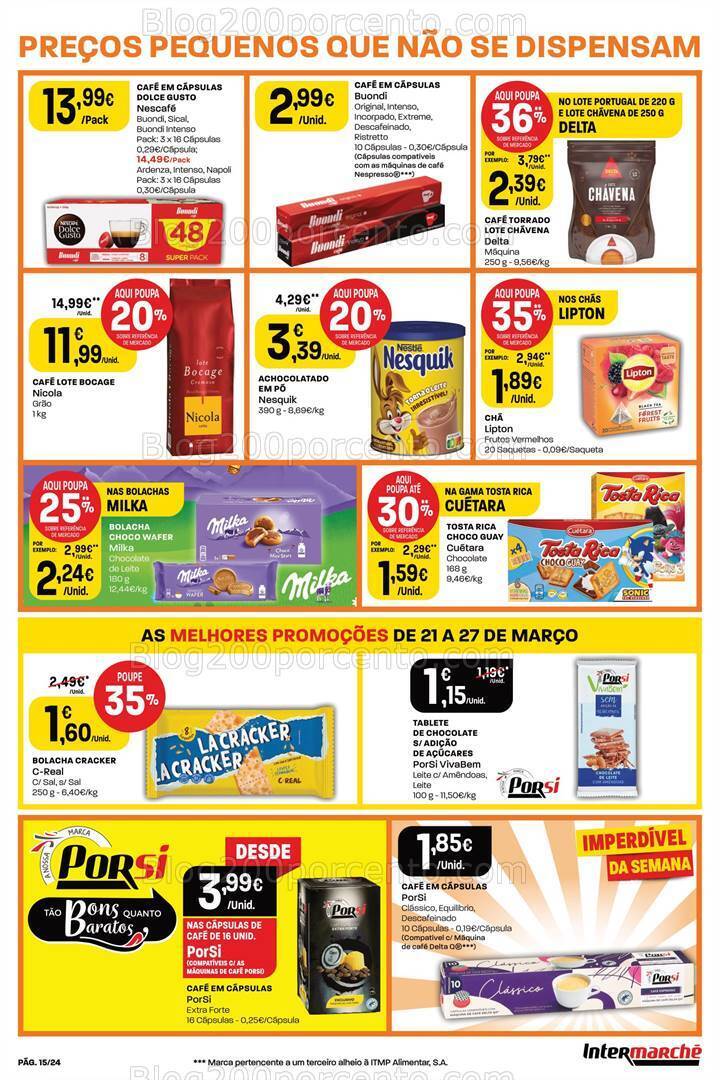 Antevisão Folheto INTERMARCHÉ Super Promoções de 21 a 27 março