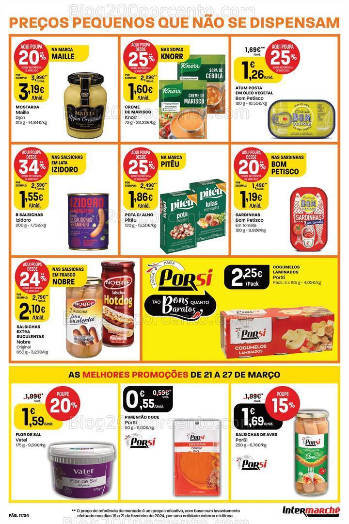 Antevisão Folheto INTERMARCHÉ Super Promoções de 21 a 27 março