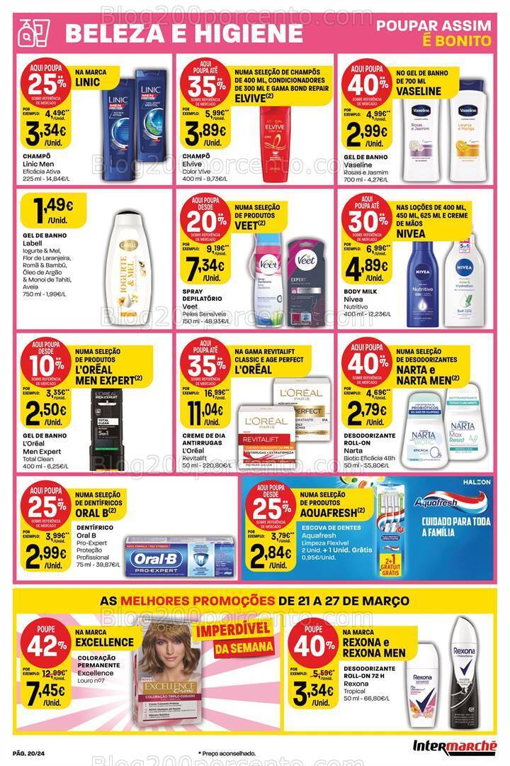 Antevisão Folheto INTERMARCHÉ Super Promoções de 21 a 27 março