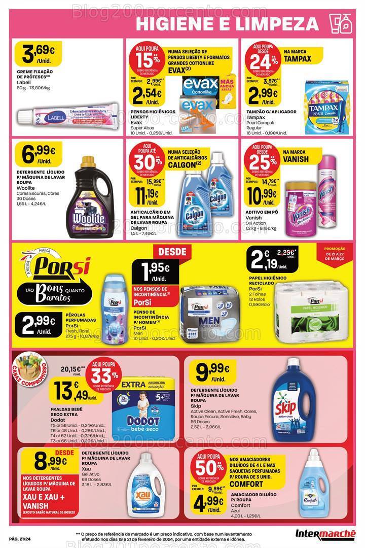 Antevisão Folheto INTERMARCHÉ Super Promoções de 21 a 27 março