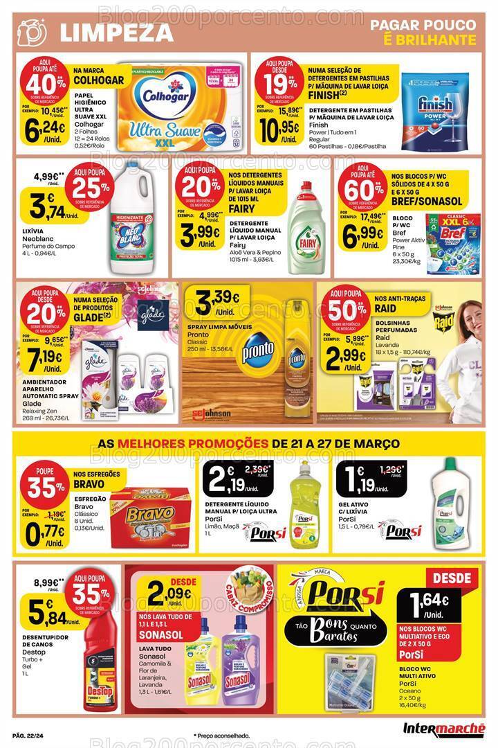 Antevisão Folheto INTERMARCHÉ Super Promoções de 21 a 27 março