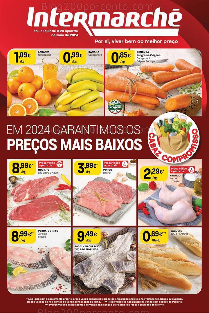 Antevisão Folheto INTERMARCHÉ Super Promoções de 23 a 29 maio
