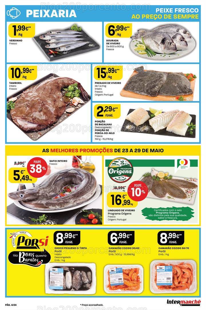 Antevisão Folheto INTERMARCHÉ Super Promoções de 23 a 29 maio