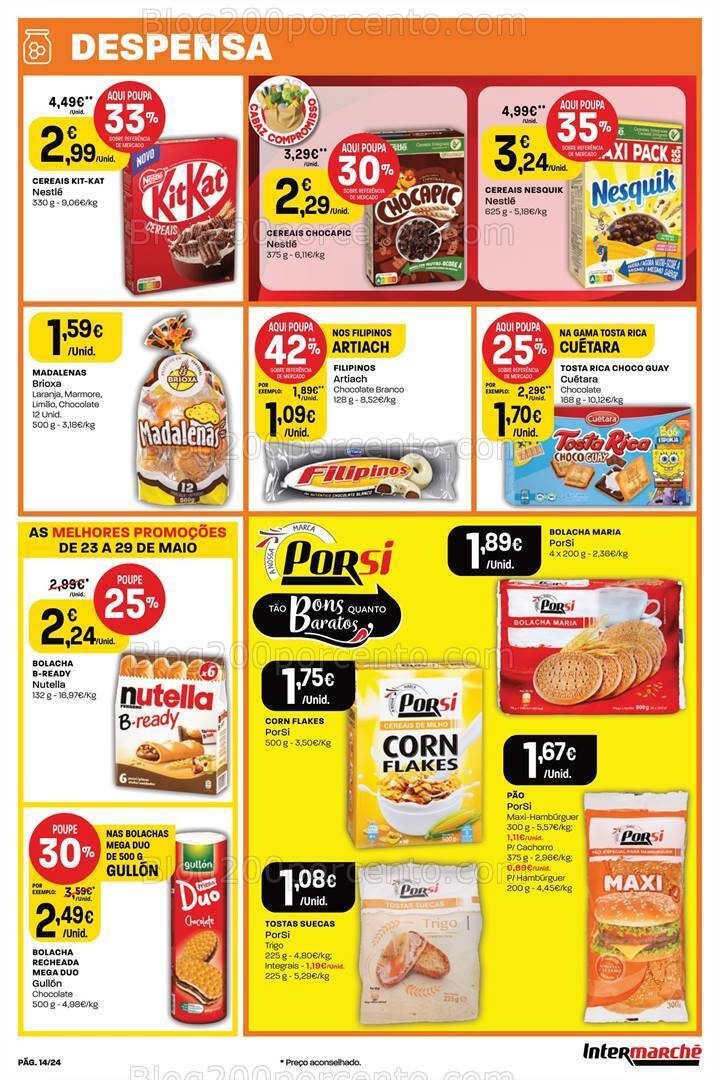 Antevisão Folheto INTERMARCHÉ Super Promoções de 23 a 29 maio