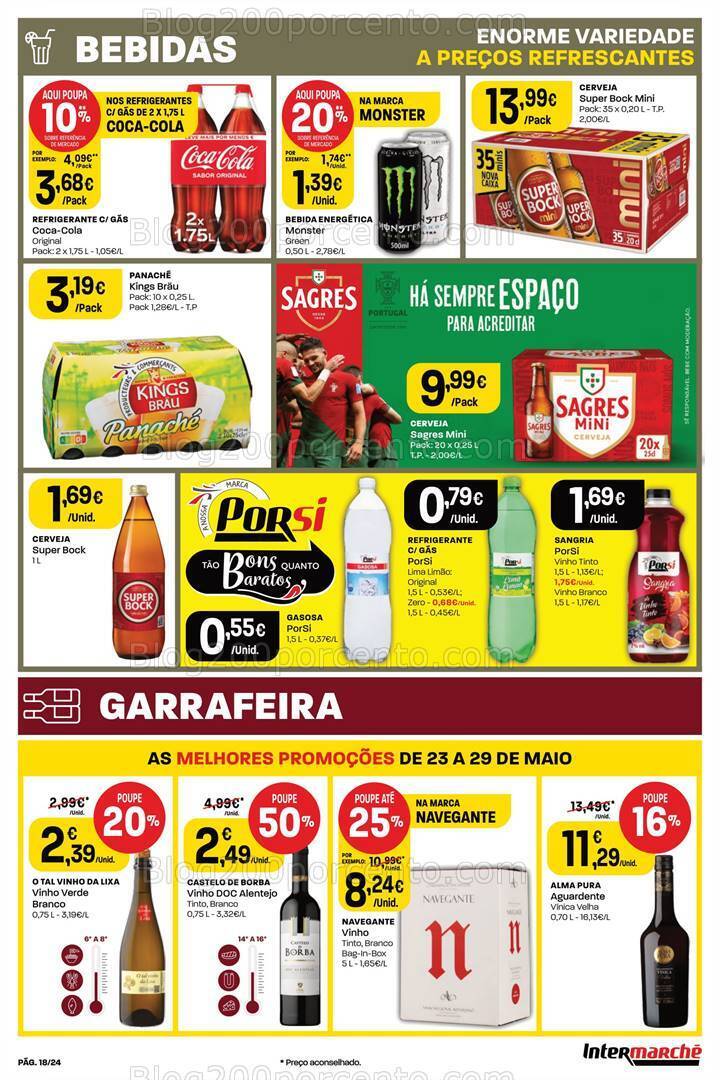 Antevisão Folheto INTERMARCHÉ Super Promoções de 23 a 29 maio