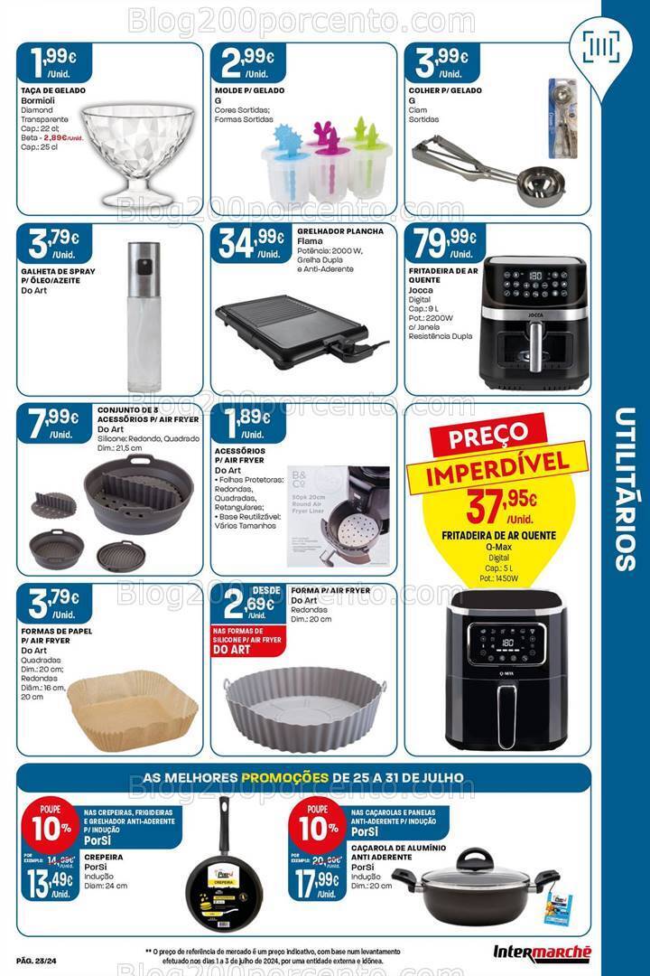 Antevisão Folheto INTERMARCHÉ Bazar Promoções de 25 a 31 julho