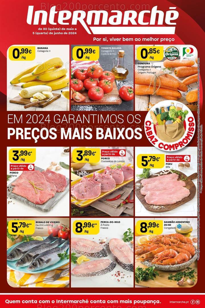 Antevisão Folheto INTERMARCHÉ Super Promoções de 30 maio a 5 junho