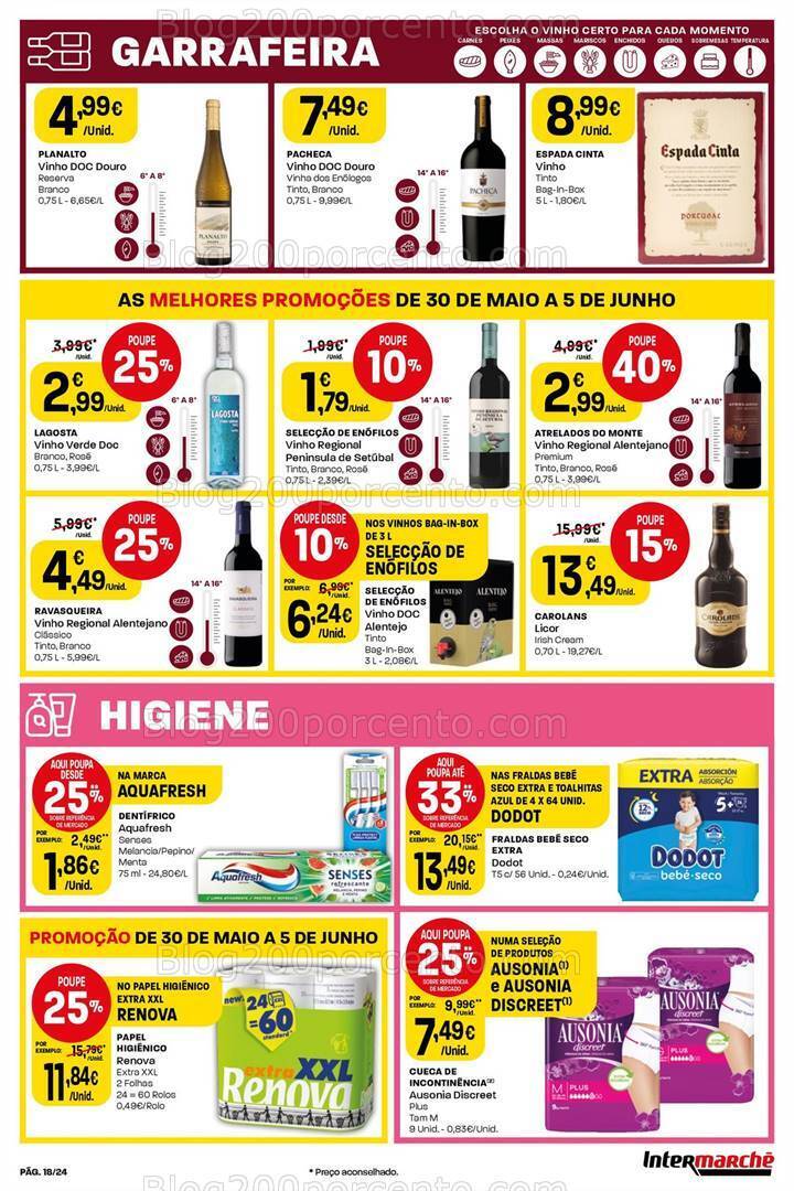 Antevisão Folheto INTERMARCHÉ Super Promoções de 30 maio a 5 junho