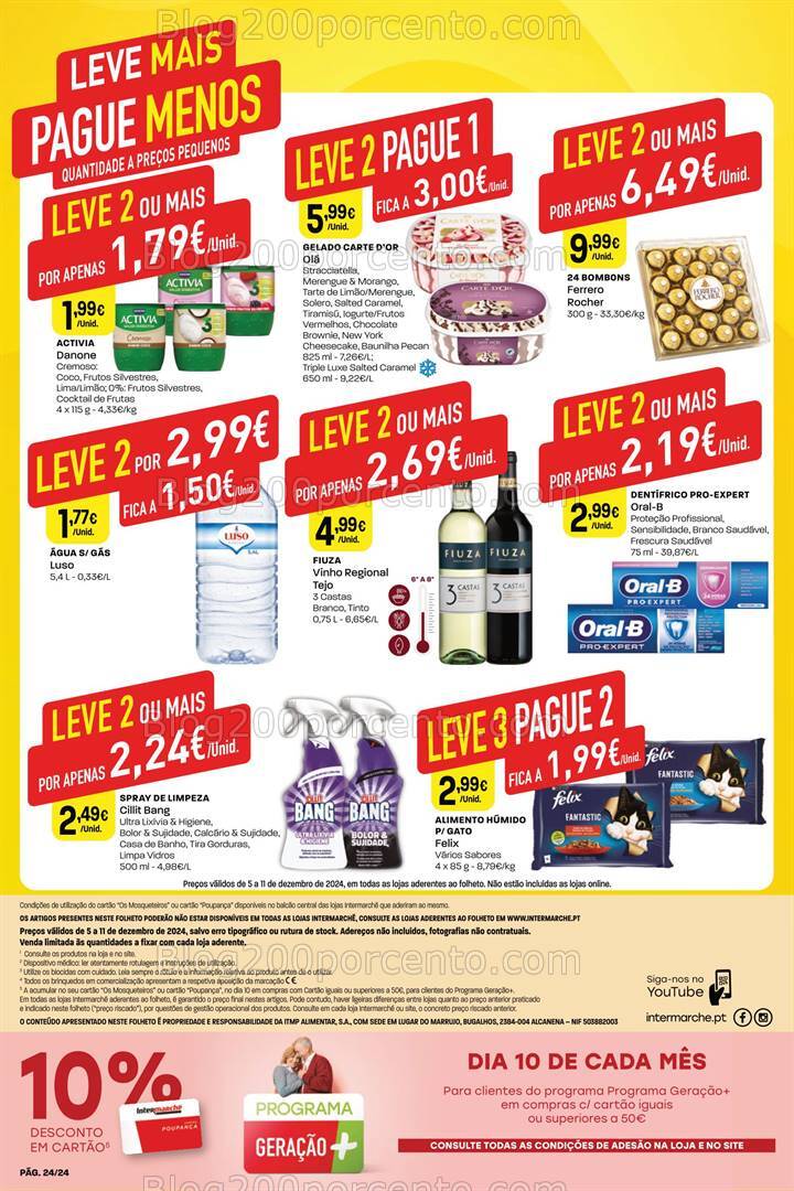 Antevisão Folheto INTERMARCHÉ Super Promoções de 5 a 11 dezembro