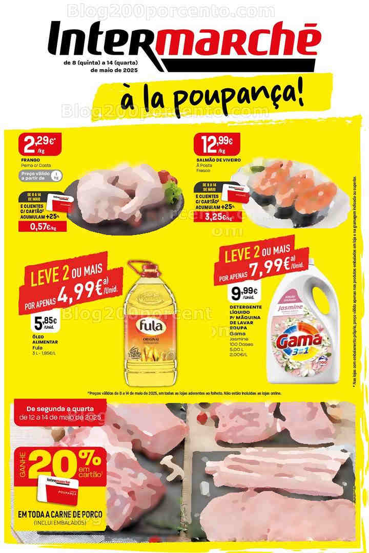 Antevisão Folheto INTERMARCHÉ Super Promoções de 8 a 14 maio all