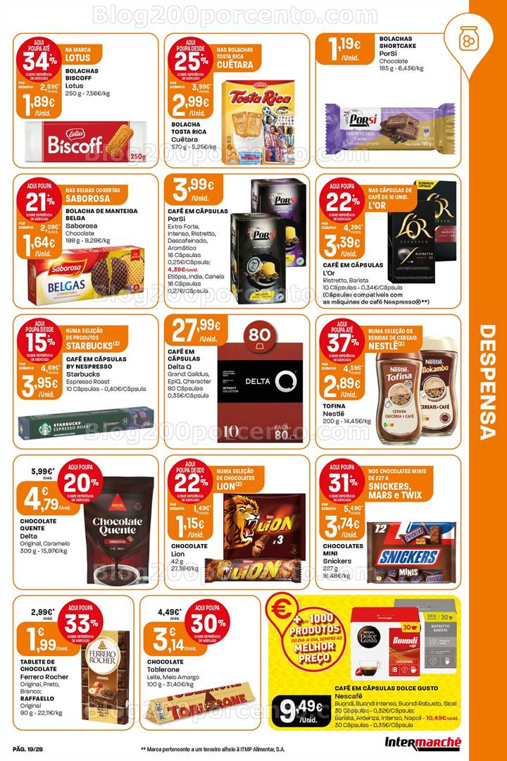Antevisão Folheto INTERMARCHÉ Super Promoções de 8 a 14 maio all