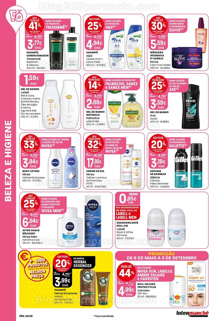 Antevisão Folheto INTERMARCHÉ Super Promoções de 8 a 14 maio all