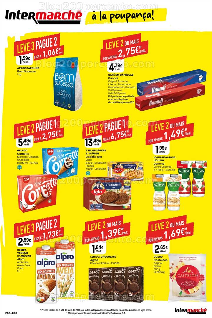 Antevisão Folheto INTERMARCHÉ Super Promoções de 8 a 14 maio all